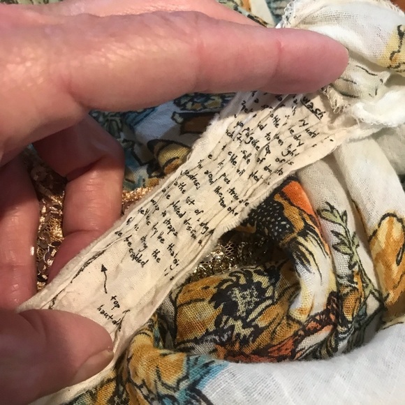 🌸VINTAGE FREE PEOPLE Dress/Beach Cover Up - Picture 9 of 10